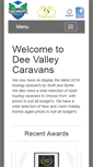 Mobile Screenshot of deevalleycaravans.co.uk